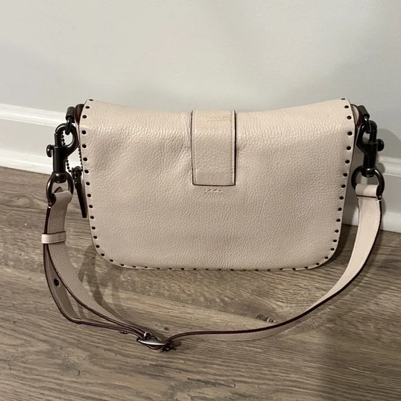 Coach Paige Shoulder Bag in Chalk - Picture 8 of 9